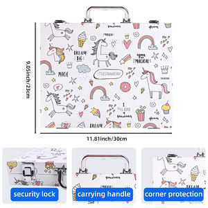 Groothandel Hoge Kwaliteit 53-delige Kleuren Tekenen Kunstset Kinderen Schilderen Cadeau Cadeaudoos Kleuren Kunstset Benodigdheden - Product Image 2