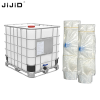 Conteneur IBC de 1000 litres de qualité alimentaire JIJID, réservoir en acier avec doublure en plastique pour le transport d'huiles et d'engrais