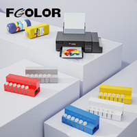 Nouvelle machine d'impression de t-shirts intelligente Fcolor, imprimante DTF A4 pour transfert de film PET L8050 L8058 avec logiciel RIP