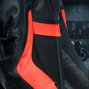 Leather <b>Motorcycle</b> Suit-Waterproof Windproof Breathable Full Sleeve Unisex Autumn <b>Summer</b> - Product Image 4