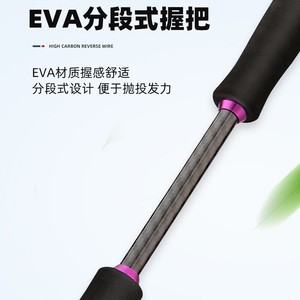 Lure Fishing Rod Carbon Fiber Straight Handle Medium Fast Action Bass Fishing Ocean Boat Fishing - Product Image 3