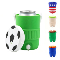 Seau isotherme portable pour canettes PLA 12 oz – Support de boissons isolé au design moderne pour la plage, le sport et les fêtes en extérieur