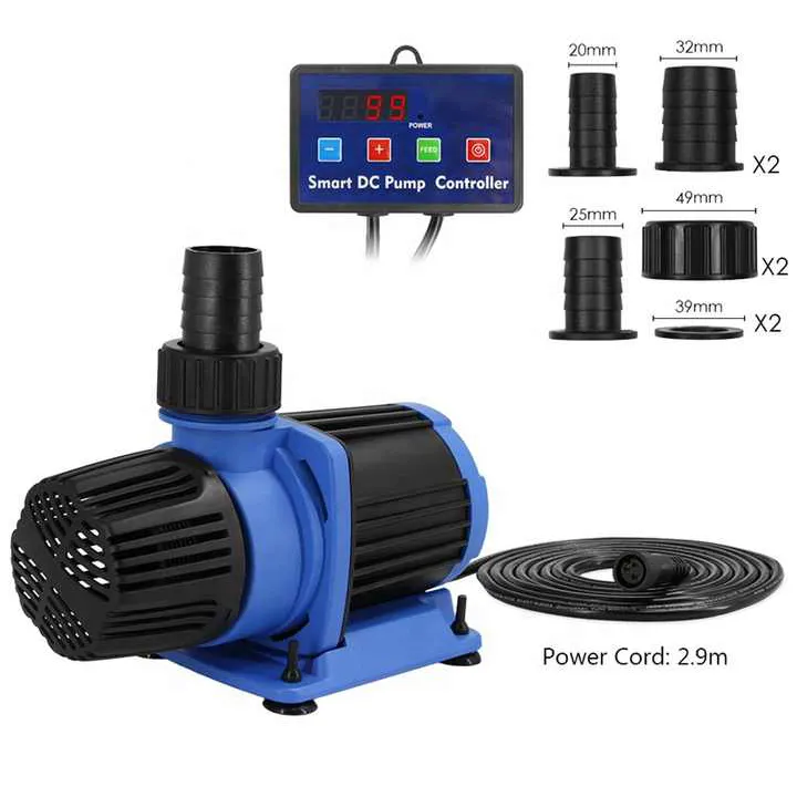 Custom 6000l/h Water Return Pump Hsbao saltwater DC Pump bomba aquarium bomba de gua sumergible acuario pompa acquario pompe