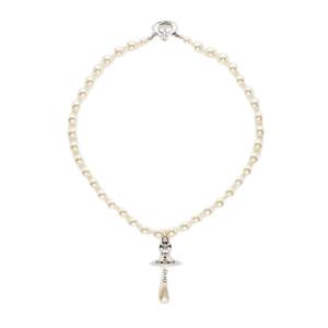 2025 Fashion Saturn <strong>Pearl</strong> Beaded Choker <strong>Necklace</strong> Shining Crystal Rhinestone Planet <strong>Necklace</strong> for Women - Product Image 5