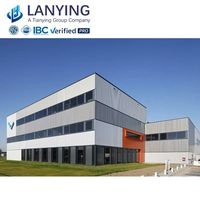 Marco de estructura de acero prefabricado duradero prefabricado taller almacén cobertizo edificio