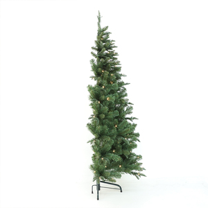 Árbol <span class=keywords><strong>de</strong></span> Navidad <span class=keywords><strong>de</strong></span> esquina <span class=keywords><strong>de</strong></span> media escala Longstar 2025, árbol mixto <span class=keywords><strong>de</strong></span> PVC PE con soporte <span class=keywords><strong>de</strong></span> árbol estable y decoración <span class=keywords><strong>de</strong></span> luces LED - Product Image 5