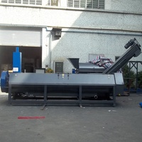 Machine de lavage de films plastiques usagés, ligne de recyclage de films LDPE, PP, PE pour films plastiques agricoles