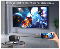 Projecteur LOGO 4K 8K Everycom YG628W LCD 1080p Home Android Smart Cinema Vidéo Film Beamer 4K