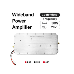 Módulo Amplificador de Potencia RF de Banda Ancha Personalizable de 28V 50W, GaN 1000-2000MHz, Interfaz SMA, Carcasa de Aluminio, para Pruebas de Laboratorio RF - Product Image 1