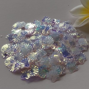 Bela Shell Em Forma De Mar Glitter Iridescente Sea Life Lantejoulas Conchas De Praia Confetti para Slime Nail Art Beleza Em Massa - Product Image 4