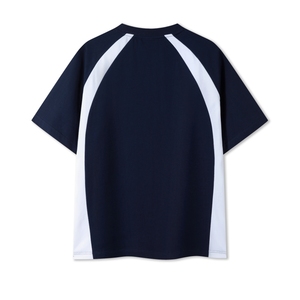 เสื้อยืดคอกลมแขนสั้น ยูนิเซ็กซ์ น้ำหนัก 240 กรัม ผ้าฝ้าย 100% ตัดต่อสีที่หน้าและหลัง - Product Image 3