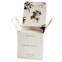 Boîte d'emballage pour soins de la peau auto-érectible, gaufrée sur mesure, laminée mate, pour lotion, huile essentielle et sérum, avec matériaux recyclés