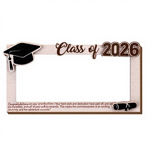 การ์ดใส่เงินไม้สำหรับรับปริญญา รุ่นปี 2026 ดีไซน์ 3 มิติ ของขวัญรับปริญญาสำหรับนักเรียน ของขวัญเงินแบบสร้างสรรค์ - Product Image 4