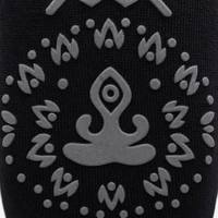Haute qualité antidérapant cheville bande ceinture dames femmes rembourré anti-dérapant poignée personnalisée bambou coton Pilates réformateur Yoga chaussettes