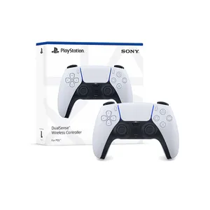 Controller PS5 orisinil PlayStation 5 DualSense Wireless Controller Joystick Game untuk PS5 Headheld konsol Game