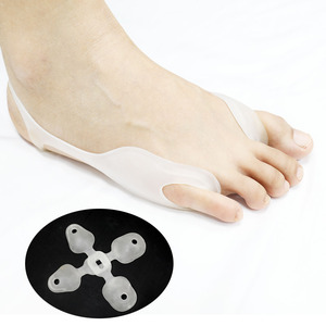 Silicone <strong>Bunion</strong> Corrector with Gel Big Toe Hallux Valgus Toe Correctors Spacers <strong>Protector</strong> - Product Image 1
