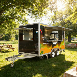 Carrito de Gelato y Hot Dogs, Restaurante Móvil, Remolque de Comida, Helados, Té Boba, Café, Pizza, Camión de Comida con Cocina Totalmente Equipada - Product Image 1