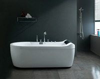 Baignoire de Massage à tourbillon SPA acrylique grande baignoire maison jet salle de bain baignoire bain à remous intérieur