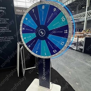 Ruleta de Premios Digital LED para Interiores/Exteriores, Rueda de la Fortuna Electrónica para Eventos, Juegos de Lotería, Parques de Diversiones Interactivos, Metálica - Product Image 3