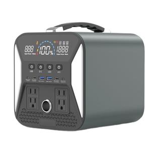 Estación de Energía Portátil para Acampar al Aire Libre de 300W de Gran Capacidad, Almacenamiento de Energía Multinacional, Fuente de Energía Solar de 220V, Una Pieza - Product Image 4