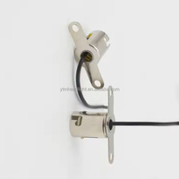 Douille pour ampoule LED BA15S, support de lampe automobile 12V, base de douille à contact unique, assemblage de douille à encliquetage BA15S, feu arrière de voiture, camion