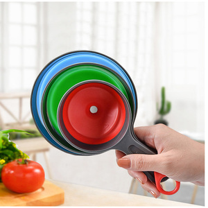Ensemble pliable personnalisé (lot de 3) pour le remplissage de bouteilles, petits entonnoirs pour bocaux Mason à large ouverture - Product Image 3