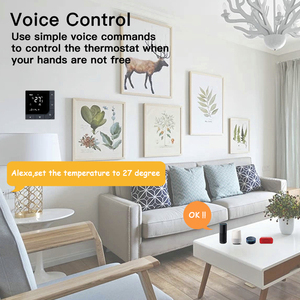 Termostato Digital Wifi con sistema HVAC, compatible con Alexa y Google home - Product Image 3