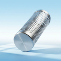 Tube en maille perforée en acier inoxydable 304 316 personnalisé, filtre industriel, tuyau en maille, filtre poreux en métal pour aquarium