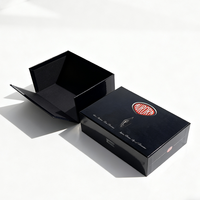 Boîte en carton rigide personnalisée avec laminage mat, style dossiers, pour emballages cadeaux de luxe pour cosmétiques, parfums et huiles essentielles