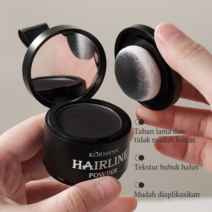 KORMESIC Poudre capillaire noire 4g certifiée Bpom, correcteur de racines, solution anti-chute, volumisante, maquillage capillaire sans rinçage, vente en gros - Product Image 2