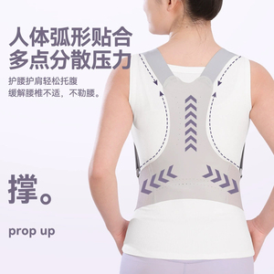 เข็มขัดพยุงหลังแบบระบายอากาศสำหรับฤดูร้อน ขายส่ง - แผ่นเหล็กเสริมแรงสองชั้นสำหรับกีฬาและการป้องกันเอว - Product Image 4