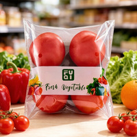 China Custom Fresh Vegetable Verpakkingszakken Fruitverpakkingszak Zelfklevende Bedrukte Transparante Plastic Fruitzak Prijs