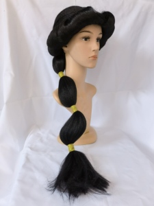 Peluca de fiesta de princesa de fibra sintética - Product Image 6