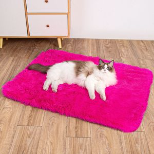 Tapis carré pour animaux de compagnie, épais et moelleux, pour chien, utilisable en toutes saisons - Product Image 2