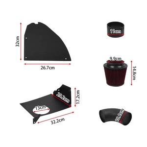 Sistema de Admisión de Aire Frío de Alto Rendimiento para <span class=keywords><strong>BMW</strong></span> B58 F3X 3.0L 2016+ M140i M240i M340i M440i, Kit de Admisión de Aluminio con Flujo de Aire - Product Image 3