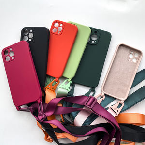 Fundas de teléfono personalizadas a granel para iPhone 15 funda de teléfono con correa de silicona de la mejor calidad - Product Image 2