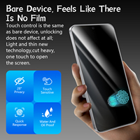 Protection d'écran Aurey 9H personnalisée, couverture intégrale, anti-espion, verre trempé pour Samsung S25