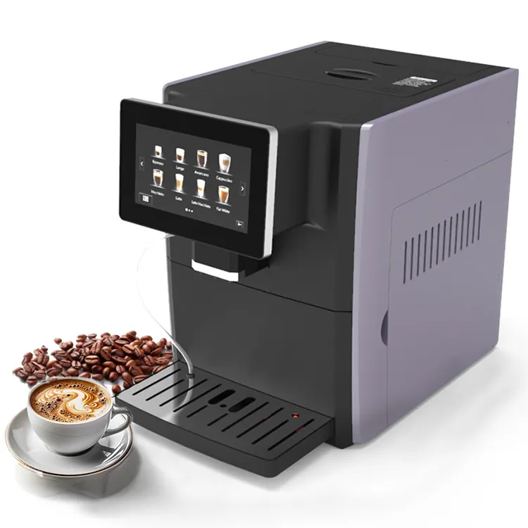 New full automatic one touch commercial coffee machine with multiple drink options