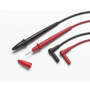 Juego de cables de prueba de punta dura Fluke Flutl75, paquete de 2, color rojo y negro, para pruebas eléctricas - Product Image 2