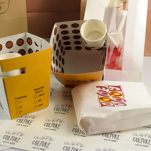 Envases Personalizados para Conos <span class=keywords><strong>de</strong></span> Papas Fritas, Vasos <span class=keywords><strong>de</strong></span> Papel Desechables para Papas Fritas con Salsa - Product Image 4