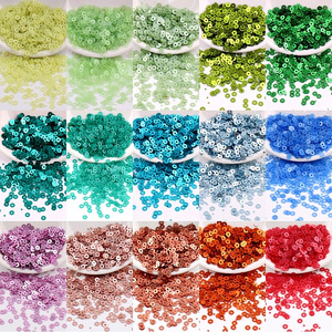 Cuentas Redondas de 2-4mm para Bordado Francés, Lentejuelas Mate de PVC, Accesorios Hechos a Mano para Prendas, Se Admiten Pedidos de Muestras en 7 Días - Product Image 1