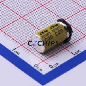 Condensador Electrolítico de Aluminio SMD VKMC1201A471MV, D6.3xL12mm 470uF 20% 10V 545mA-100kHz - Product Image 2