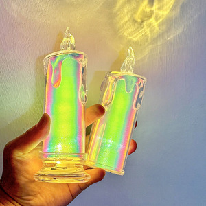 Lampes chauffe-plat électriques sans flamme à LED avec effet de larme Décor de table romantique Maison Saint Valentin Mariage Halloween Fêtes personnalisées - Product Image 6