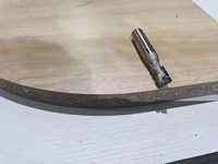 Fraise à spirale diamantée de compression pour MDF et panneaux stratifiés