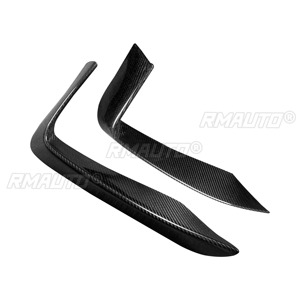 2 Piezas de Fibra de Carbono, Molduras Delanteras Superiores, Divisores, Kit de Alerón, Cubierta de Faros Antiniebla para BMW Serie 4 F32 F33 F36 2014 2015 2016 - Product Image 2