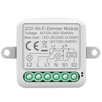 HIMOJO anahtarı kesici 100-240V wifi Zigbee kontrolü triyak led ışık dimmer tuya akıllı wifi dimmer modülü