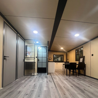 Unité modulaire préfabriquée mobile à installation instantanée, personnalisable, 20, 30 ou 40 pieds, à aile unique, extensible, pour ferme ou lodge conteneurisé