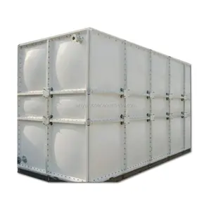 Tanque de almacenamiento de agua SMC FRP de larga vida útil de alta calidad tanque de agua subterráneo de fibra de vidrio frp