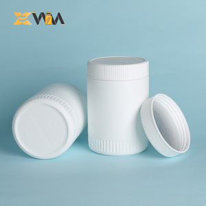White Straight Wall HDPE Jar 420-1000ml Opaque Matte 75mm Wide Mouth for Protein Powder &amp; Nutritional <strong>Supplement</strong> - Product Image 1
