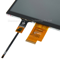 Écran tactile LCD TFT IPS de 7 pouces, résolution 1024x600, interface FPC 50 broches, interface RGB, panneau tactile capacitif, luminosité 350 cd/m², -20°C 85